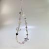 Y2K Silver Phone Lanyard Clear Star Beads Phone Chain Cell Phone Strap  Bracelet Keychain