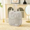 Travel Portable Large Capacity Zipped Mesh Cosmetic Bag Organizer Handbag Casual Multi-compartment Pocket Toiletry Pouch