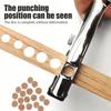 Spring-Loaded Carpentry Single Hole Puncher Edge Band Punching Tool For Wooden