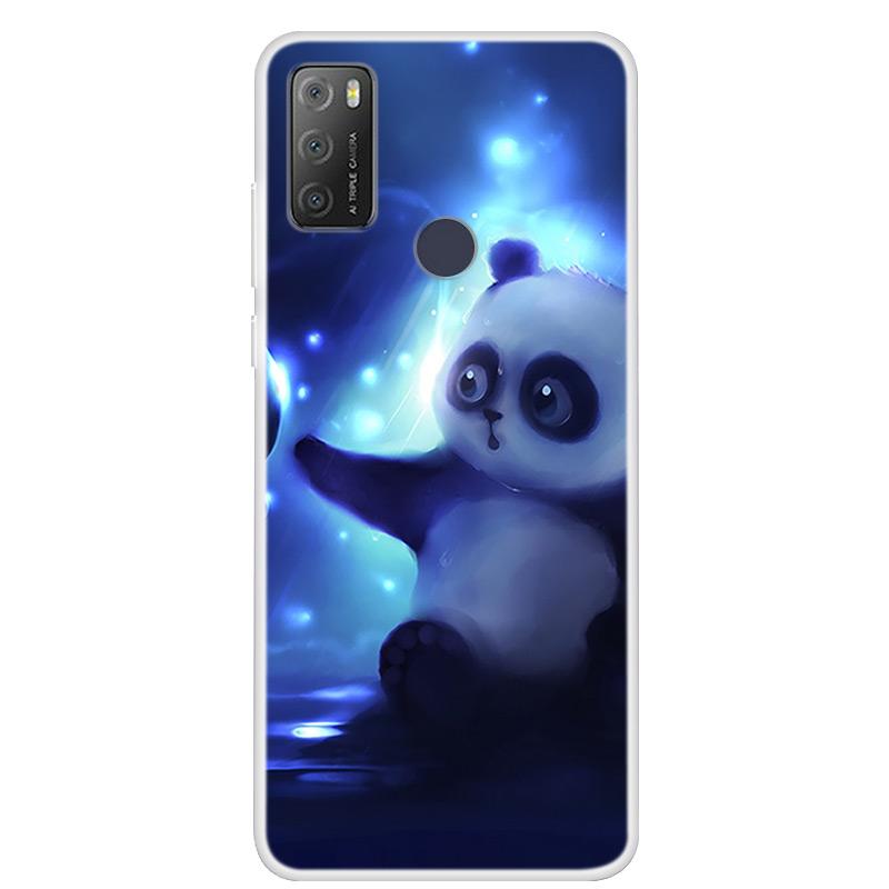 Для Alcatel 1S 2021 чехол роскошный силиконовый мягкий чехол из ТПУ для телефона Alcatel 1S 2020 противоударный милый бампер из ТПУ Fundas Coque