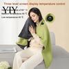 Cordless Electric Blanket USB Heated Shawl, Wearable with 3-Level Adjustable Temperature And Indoor Warming Cape Front Zipper, Hands-Free Warm Poncho