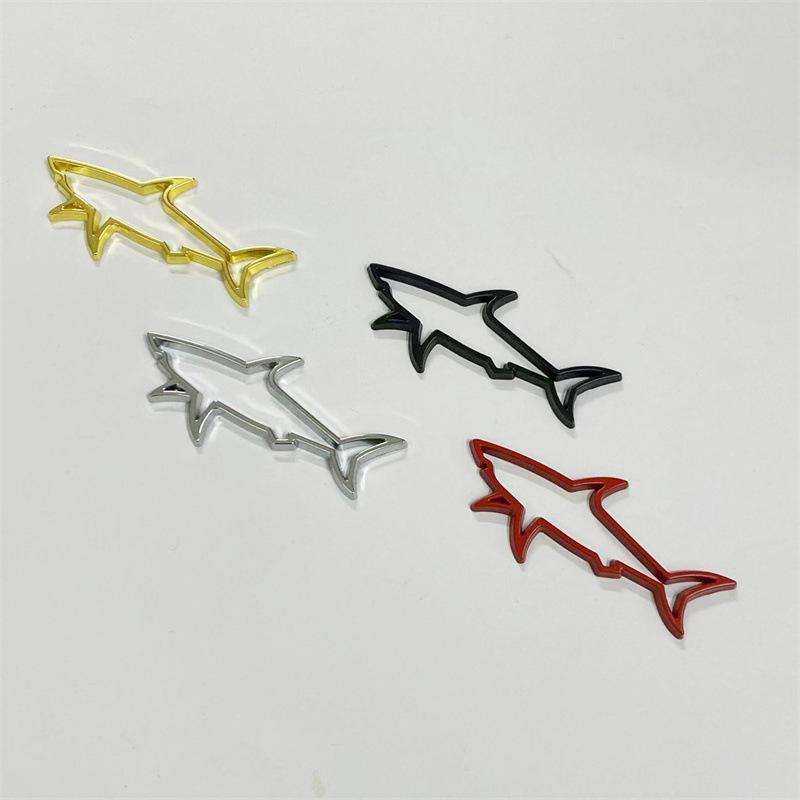 3D металлическая полая акула наклейка на автомобиль эмблема рыбы акулы значок наклейки авто мотоцикл компьютер топливный колпачок аксессуары