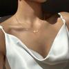 Изящные Маленькие Боковые Кресты Ожерелья Кулон Женские Нержавеющая Сталь Тонкая Цепочка Звенья Христианские Украшения