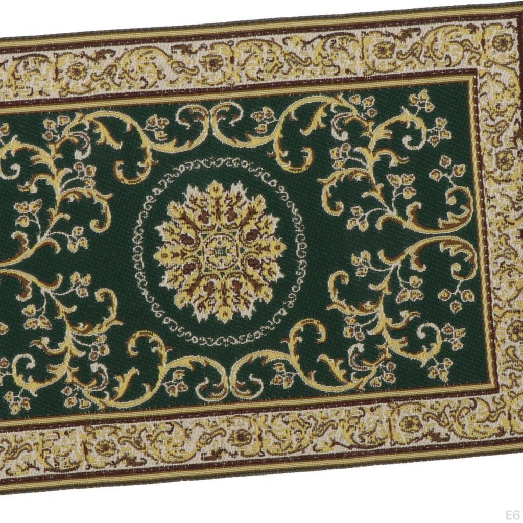 1/12 Ковер для кукольного домика Коврик для двери кукольного домика, Гостиная, Игрушка для ролевых игр, Домашний мини-тканый коврик