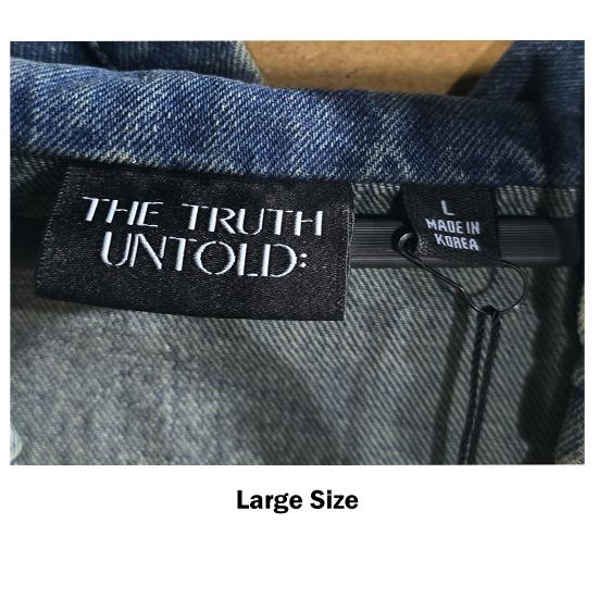 BTS Jimin The Truth Untold: Exhibition Denim Zip-Up Hoodie