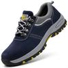 Indestructible Men Shoes Anti -Puncture Safety Shoes Work Sneakers Male Hiking Shoes Anti -Smash Steel Toe Shoes Security Footwear