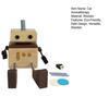 Car Air Fresheners Wooden Robot Figurine with Swinging Legs Car Outlet Ventilation Perfume Clips Car Dashboard Decoration