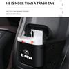 1 шт. Автомобильная подвесная мусорка ABS Квадратный нажимной мусорный бак для BMW G30 G32 G01 G02 G05 G06 G07 G26 G23 G22 F40 F20 G08 G16 G15