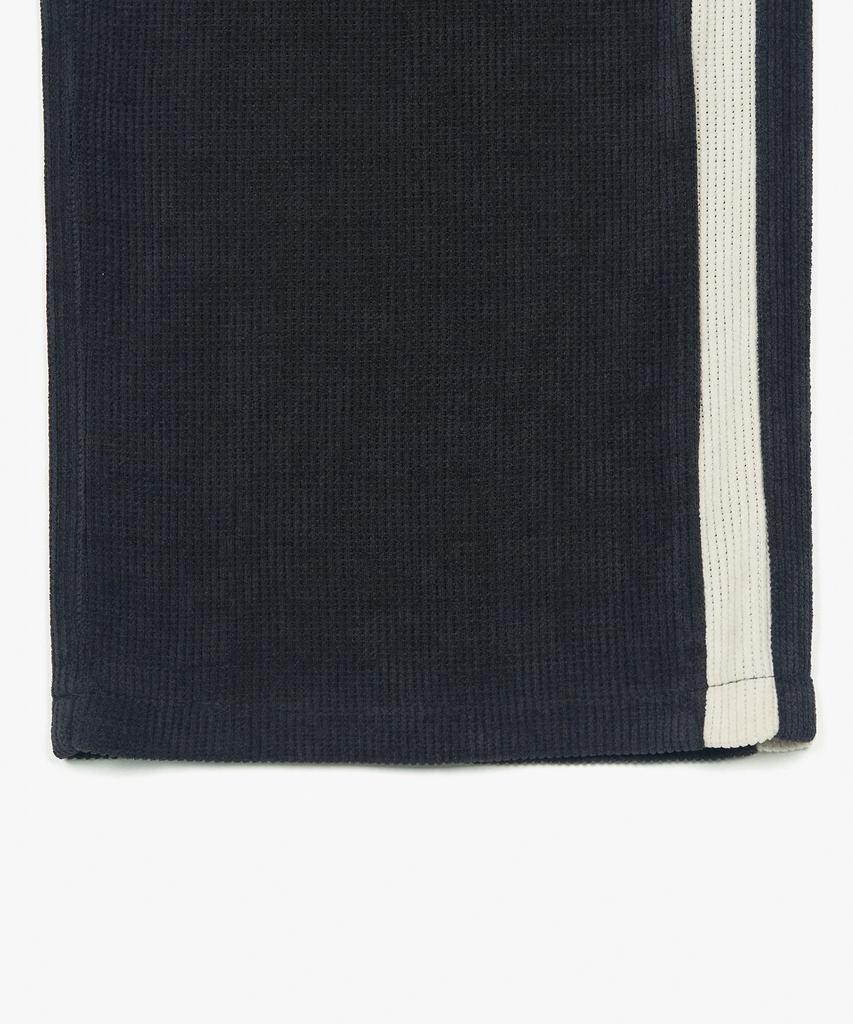 TOFFEE Double Side Line Track Vertical Pants (Dark Navy)