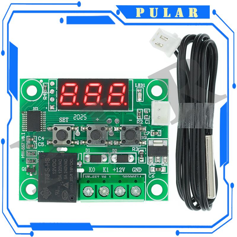 1 шт. PLR W1119 DC 11V Красный/Синий Термостат с контролем температуры Нагрева/Охлаждения Переключатель контроля температуры Контроллер температуры