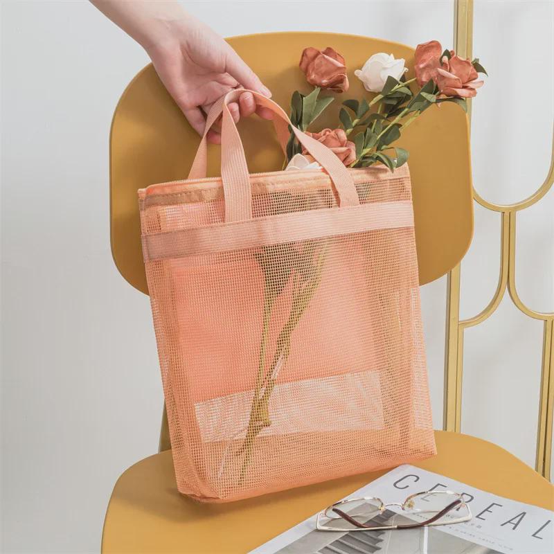 Универсальная сетчатая сумка: Плавание, Пляж, Книги, Игрушки, Ванна, Туалетные принадлежности, Обувь