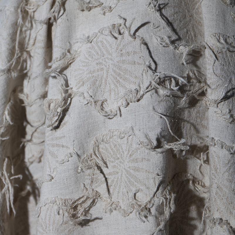 Чехол для подушки из льна и хлопка с рисунком листьев лотоса