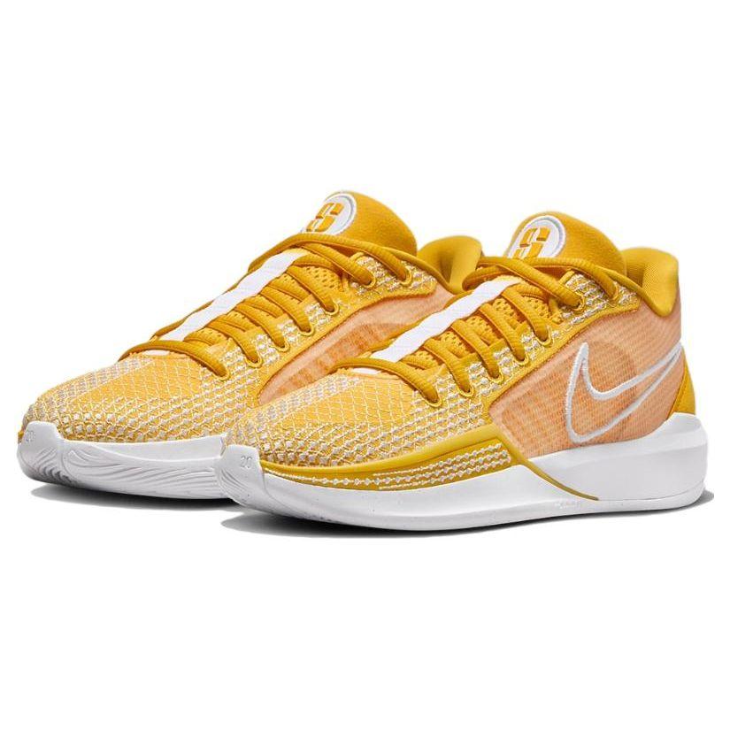Nike Женские кроссовки Sabrina 1 TB University Gold желто-белые FQ3391-700