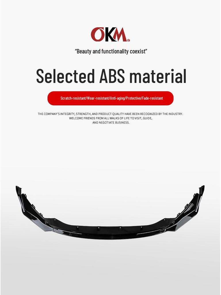 Передний бамперный лип и сплиттер для BMW M3/M4 G80/G82: Комплект внешней обвески 2020-24.