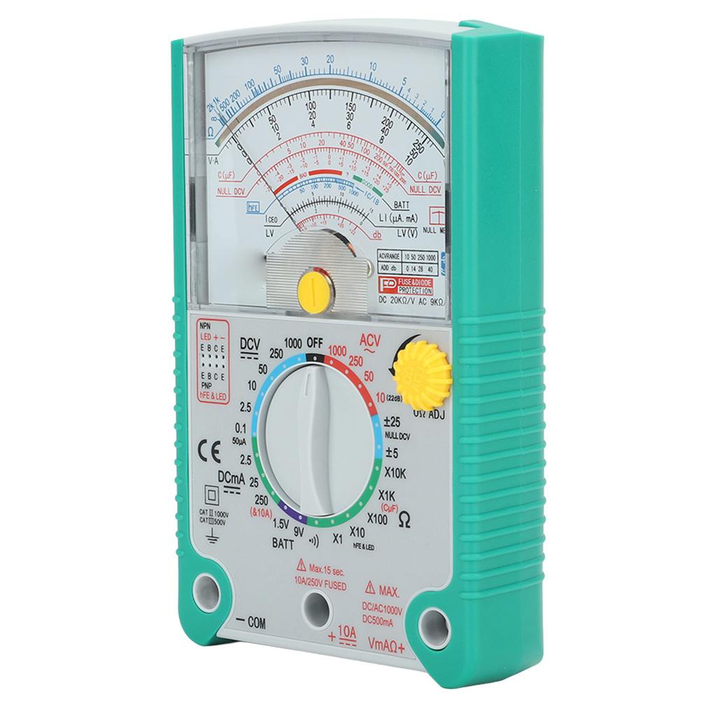 Pointer Multimeter Voltmeter Ammeter Voltage Current Capacitance Tester Meter for School Home