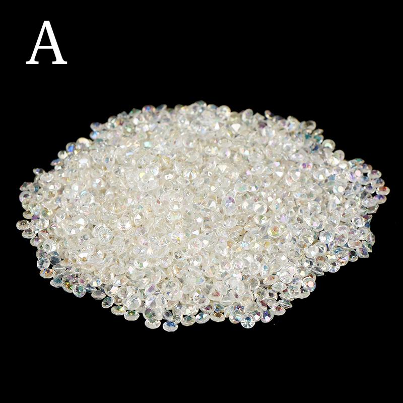 2000Pcs 4.5Mm Diamond Table Confetti Wedding Bridal Party Decoration