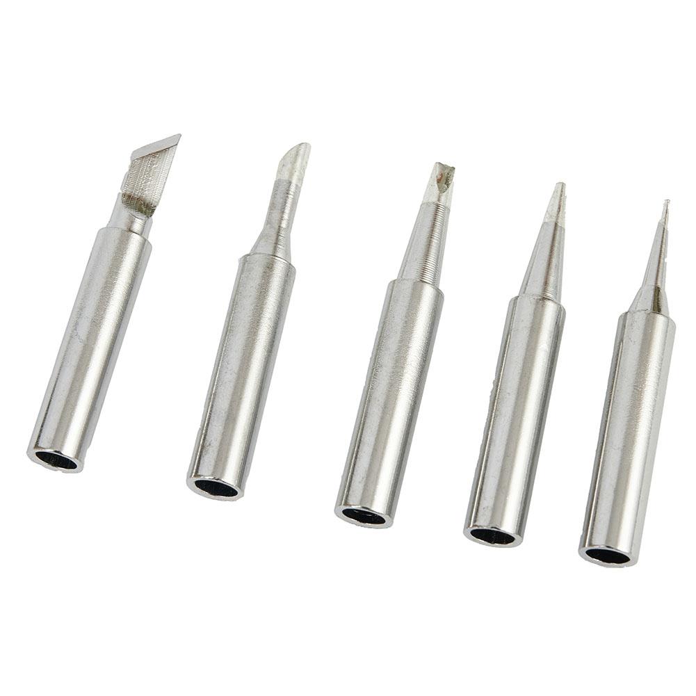 Bushing Adapter Soldering Iron Tips 900M-TB/TI/T-3C/T-2.4D/TK Tools 5pcs Set