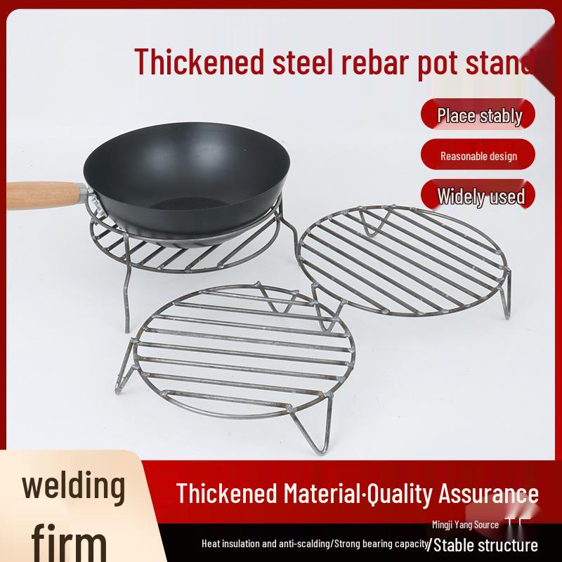 Ручная сварка Двухслойная Основа для Дровяной Печи с Арматурой и Кронштейном для Костровища