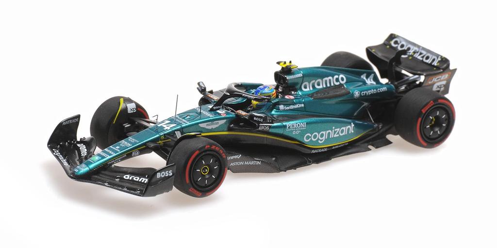 MINICHAMPS Scale Aston Martin Aramco Cognizant Formula One Team AMR23 Alonso 3rd 2023 Australian Grand Prix 1/43 F. Place, (Product Code 417230314)