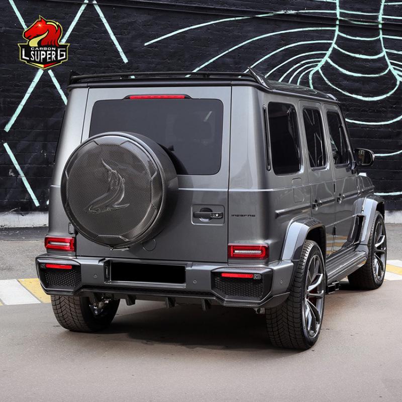 Mercedes-Benz G-Class Carbon Fiber Shark Fin Spare Tire Cover (W464/W463 G350/G500/G65/G63)
