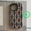 Luxury Clmj BUGR Unique flower pattern Phone Case for iPhone 17 16 15 14 13 12 11 Pro Max Plus Air Magnetic Double-layer Cover