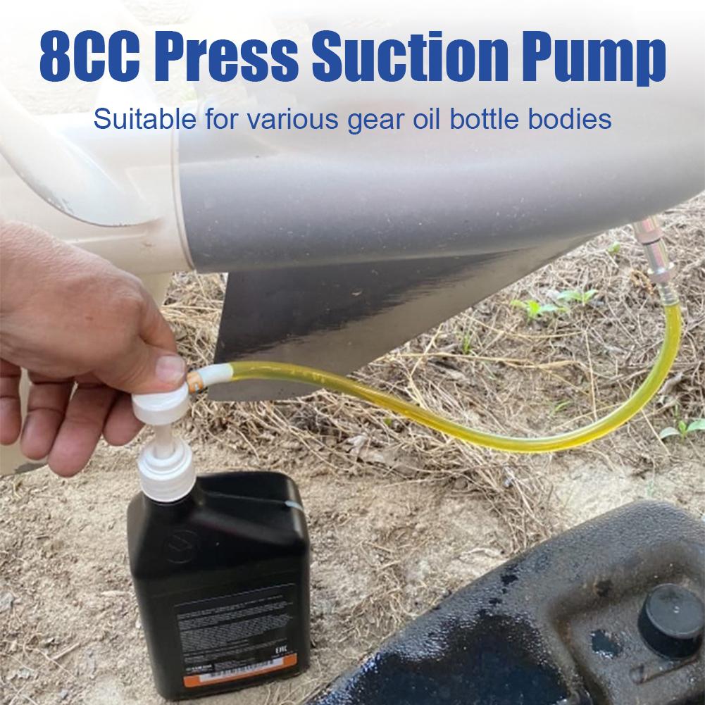 Pump For Transfer Gear Oil, Differential And Transmission Fluid,Fits Standard Quart Bottles Gear Lube Pump With 3rd Hand Ad D3J7