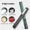 LED Portable Flashlight 120LM Medical Handy Pen Light with Pen Clip 400mAh Working Inspection Ranging Medical Pen Pupil Lamp