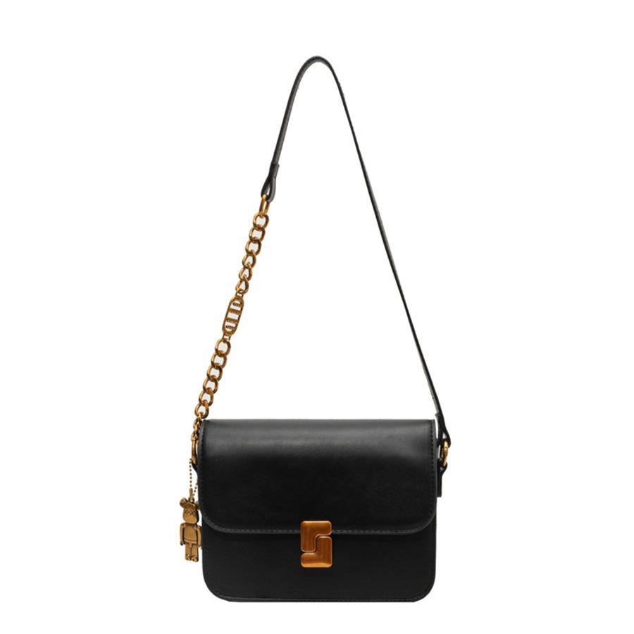 Женская сумка 2025 новая модная высококлассная модная сумка-мессенджер на плечо с цепочкой осень-зима взрыв интернет-знаменитости маленькая квадратная сумка