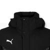 Puma Winter Winter Pre Match Outerwear Long Padded Coat Jumper Jacket Black