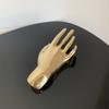 Large Smooth Palm Brooch Golden Suit Pins Creative Metal Brooch  Men