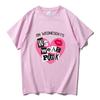 MeanGirls On Wednesday We Wear Pink T-shirts Short Sleeve Soft Cotton Tee-shirt Casual Spring Women/Men Tshirt Graphic Print Tee