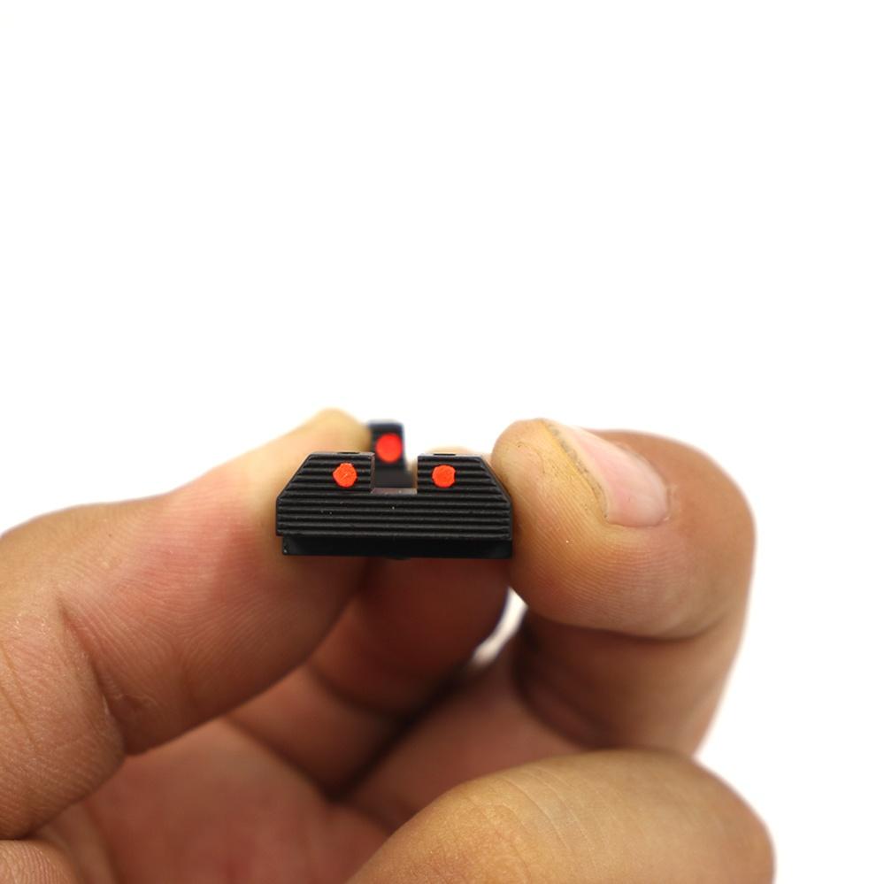 Glock Standard Model Fiber Optic Front and Rear Fiber Optic Sight