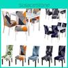 Stretch Dining Chair Covers Slipcovers Dustproof Soft Fabric For Elegant Home Decor