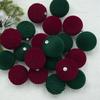 Christmas Flock Ball Plush Velvet Christmas Ball Christmas Tree Decoration Pendant Christmas Decoration Supplies