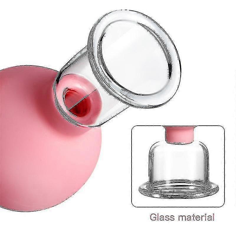 Massage Body Cups Rubber Vacuum Cupping Glasses Face Skin Lifting Body Facial Cupping Therapy Tool - PJ
