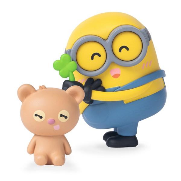 Универсальные Миньоны Четырехлистный клевер Боб и Тим Фигурка Автомобильный воздуховод Тип Новый автомобильный подарок Симпатичные автомобильные принадлежности Персонаж Чакку, корейский автомобильный аксессуар