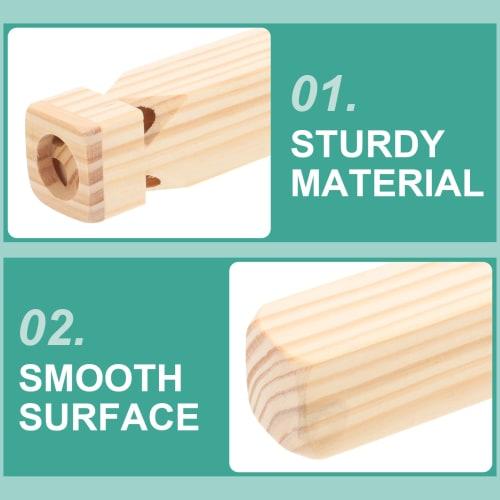 LIFKOME Wooden Train Whistle, Party Favors, Props, Wooden Toy Slide Whistle, Wooden Flute for Children