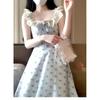 Temperament Floral Dress Children's Summer and Spring New Lace Lace Long Dress Versatile, Popular This Year