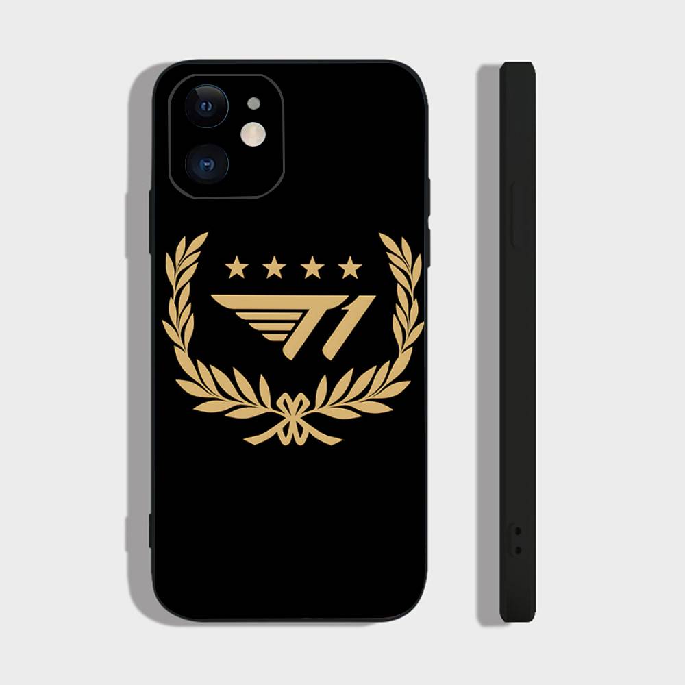 Чехол для телефона с логотипом киберспортивной команды T-T1 F-Faker для iPhone 17 Air 16 15 14 13 Pro Max 11 12 Черный силиконовый чехол