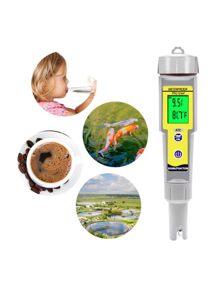 Удобный пластиковый pH-метр. Точный и долговечный пищевой pH-тестер со стабильными показаниями для пищевой промышленности и производства напитков. Прочный.