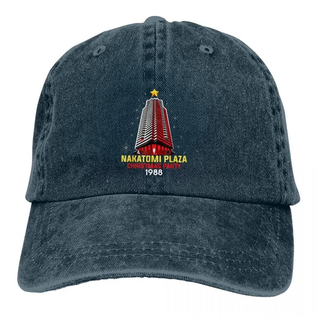 Мужская бейсболка Nakatomi Plaza Trucker Snapback, ковбойские кепки, шляпа для папы, вечеринка в стиле фильма «Крепкий орешек» 1988 года, шляпы для гольфа с Брюсом Уиллисом
