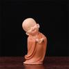 Decoration Desk Miniatures Little Monk Figurine Monk Ornament Buddha Monk Statue Small Monk Status