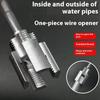 Integrated Internal & External Pipe Threading Tool, 1/2" & 3/4"Water Pipe Inner Hole Thread Opener, Pipe Thread Cutting Tool Regular (3/4inch)