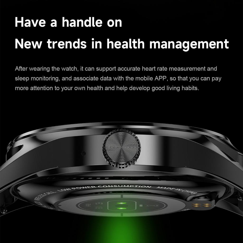 Смарт-часы D9 со стальным ремешком и наушниками, совместимые с Bluetooth 5.3, монитор сердечного ритма, NFC, сенсорный экран, фитнес-трекер