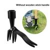 Stand Up Weed Puller Claw Tool, Aluminum Alloy, Weeding Head Replacement Garden Foot Pedal Digging Grass Shovel Root Remover