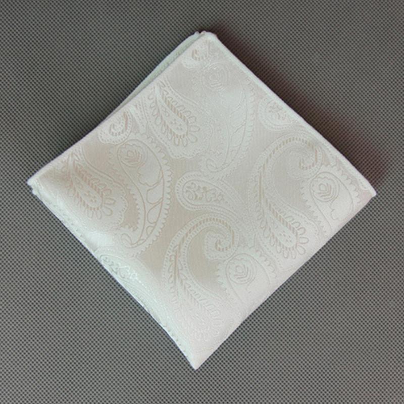 Men Suit Accessories Pocket Square Handkerchief Floral Print Chest Towel Paisley Vintage