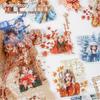 Декоративные наклейки «Зимняя история в стиле ретро» – 16 листов для DIY-журналов