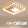 Роскошный современный квадратный светодиодный потолочный светильник с 3 вариантами цветовой температуры Премиум-дизайн для спальни, столовой, гостиной, кухни
