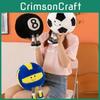 Plush Basketball Toys Cartoon Spherical Shape Motion Fill Doll Accompany Pillow