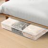 Bed Storage Box Household Transparent Flat Drawer Clothes Quilt Finishing Folding Storage Box Storage Box Under the Bed